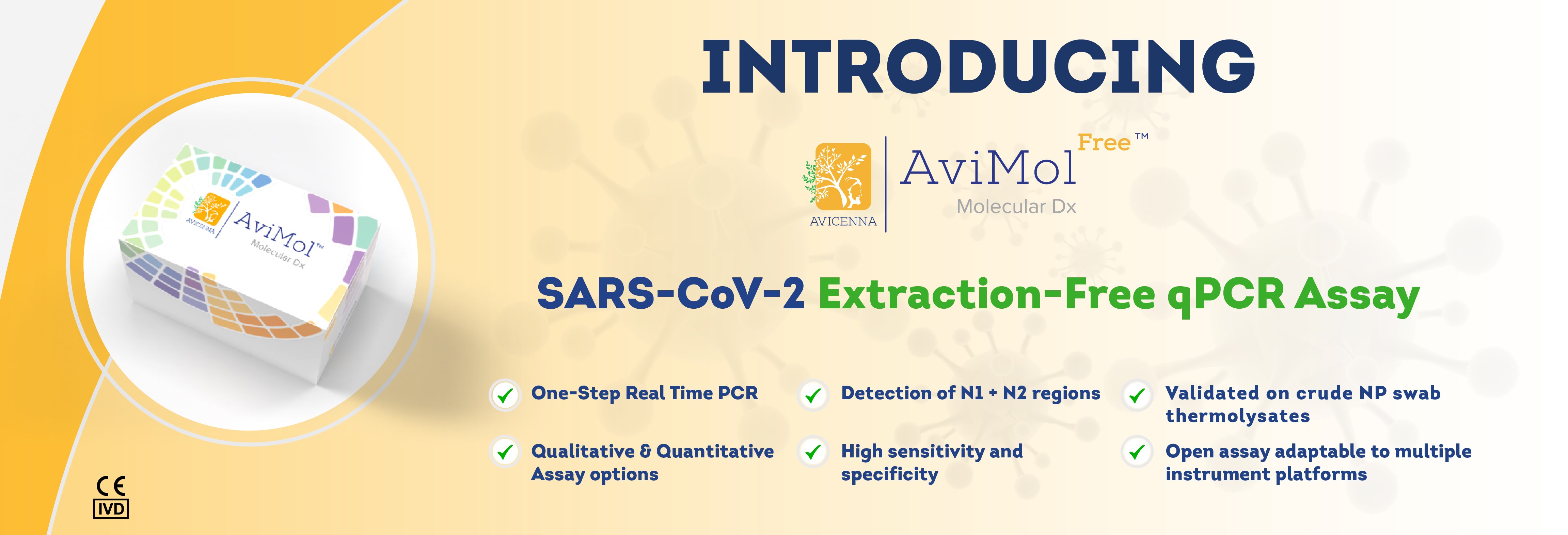Avicenna launches the AviMol Free™ SARS-CoV-2 Extraction-Free qPCR Assay